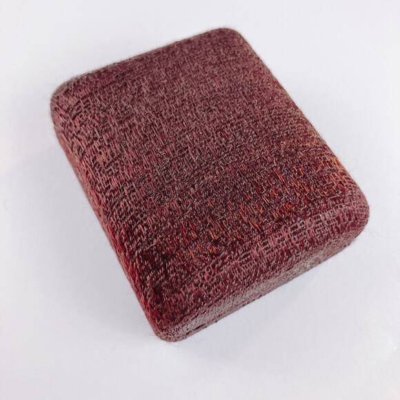 VTG Brutalist Jade Pendant Necklace Gold Filled Chain Medallion Dead Stock Gift - Picture 13 of 13